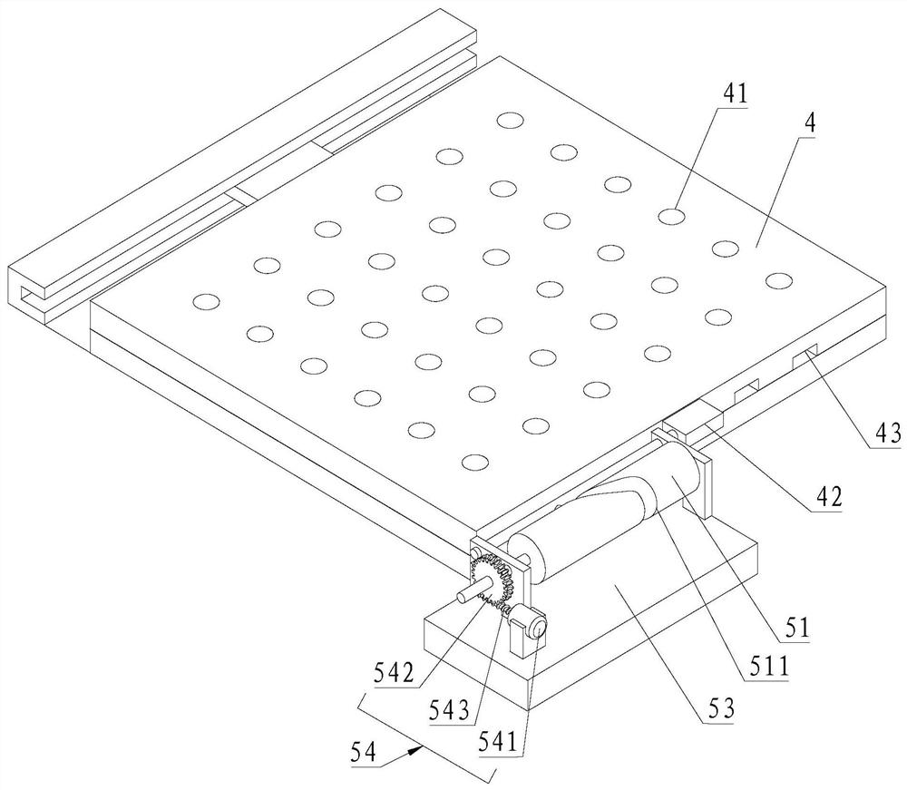 Cutting device of a knurling machine