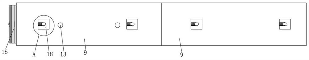 Environment-friendly hollow heat-insulating and breathable heat-preservation plate convenient to splice