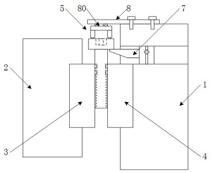 Bolt thread rolling forming device