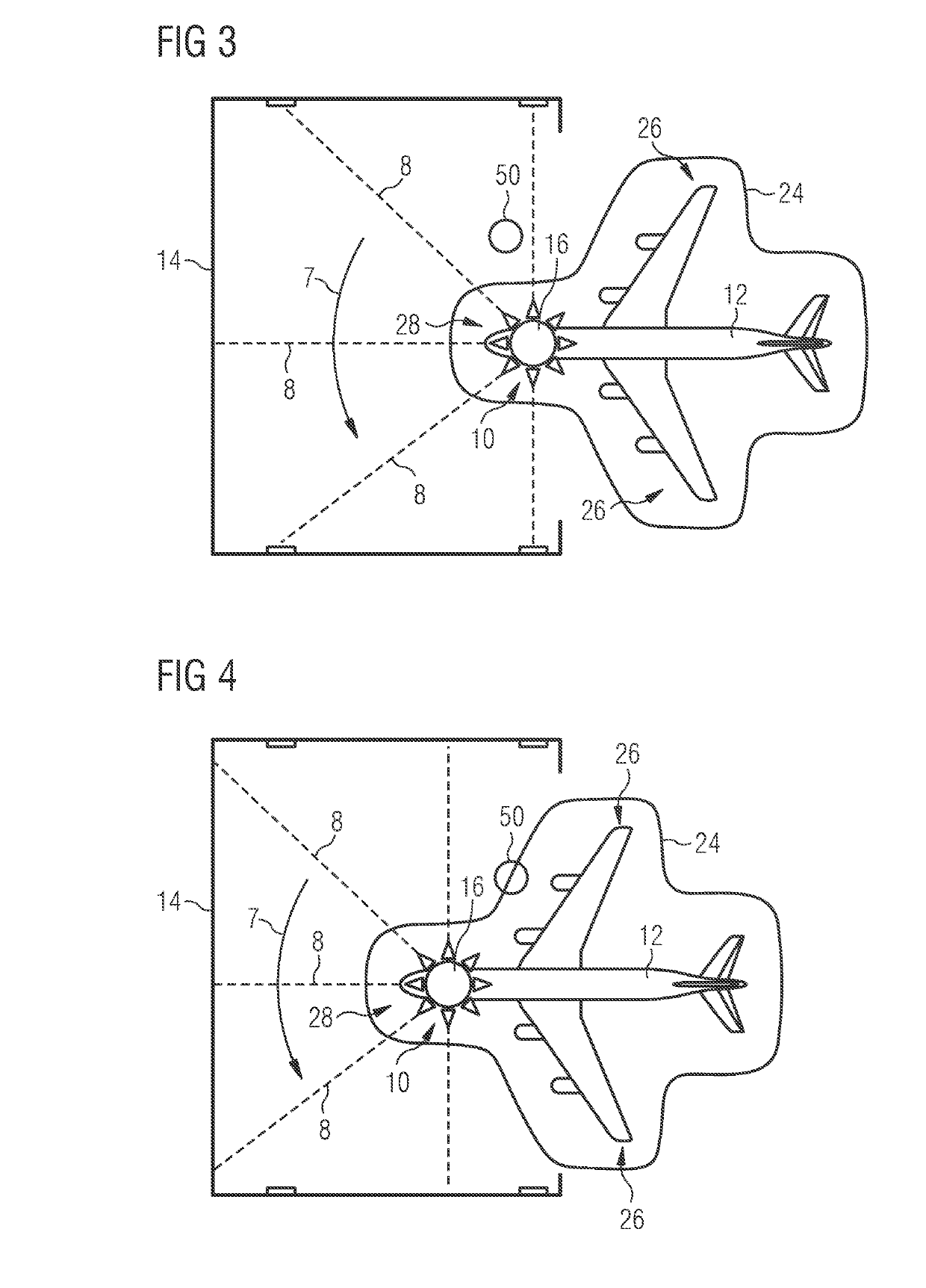 System and method for navigating an aircraft in a hangar