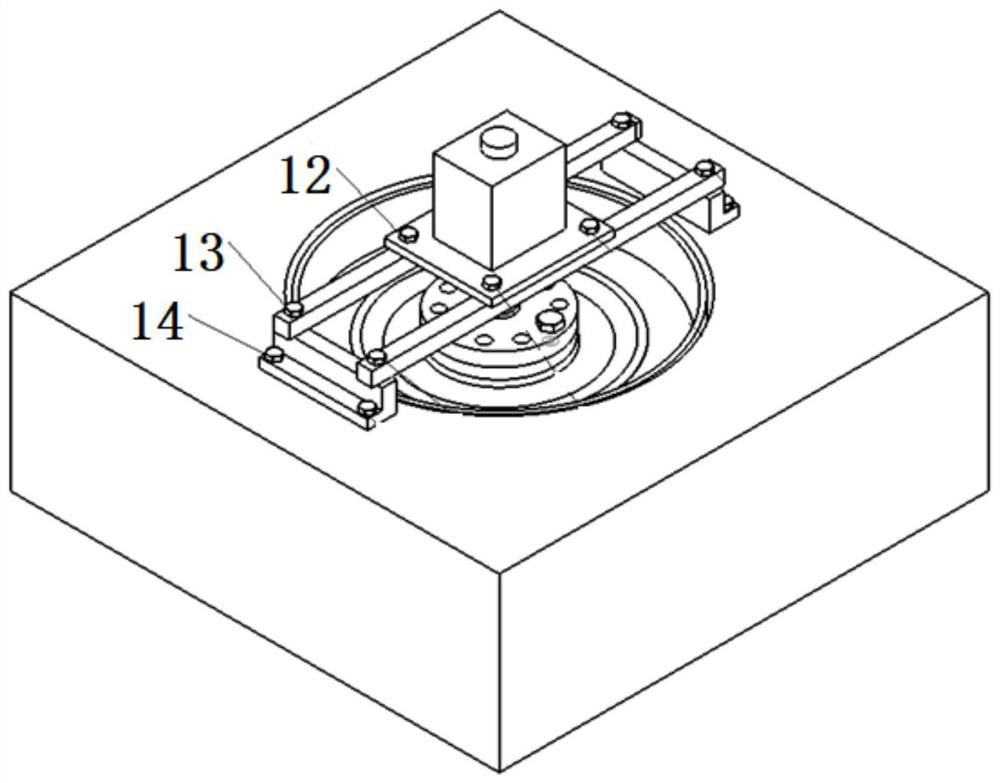 A chemical mechanical polishing method and polishing device for an integral impeller