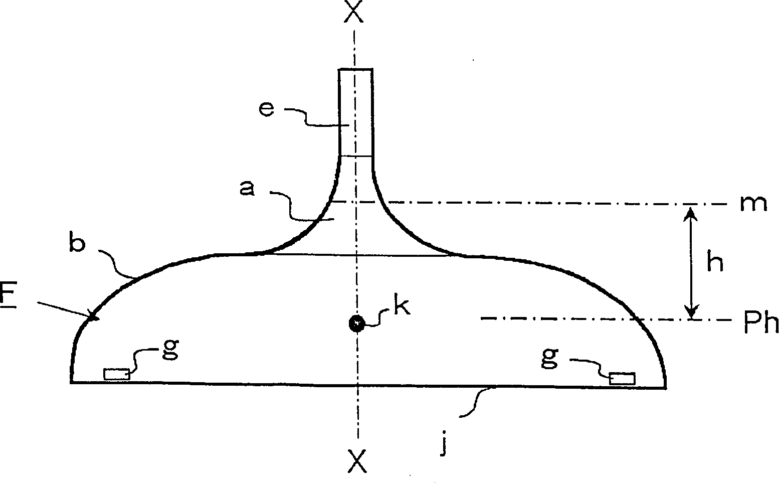 Conic-body for cathode-ray tube