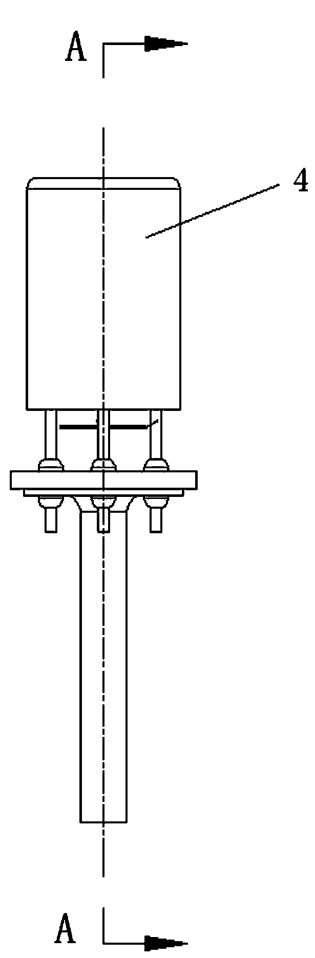 X-ray tube cathode and anode alignment device and alignment method with same