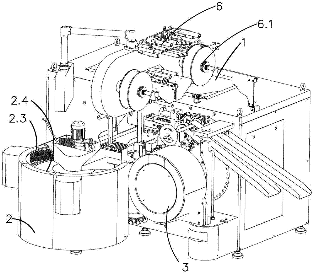 A candy pushing device for lollipop packaging machine