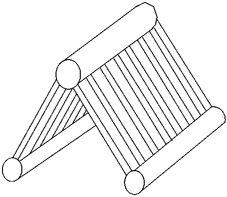 Cooling unit of direct air-cooling steam condenser