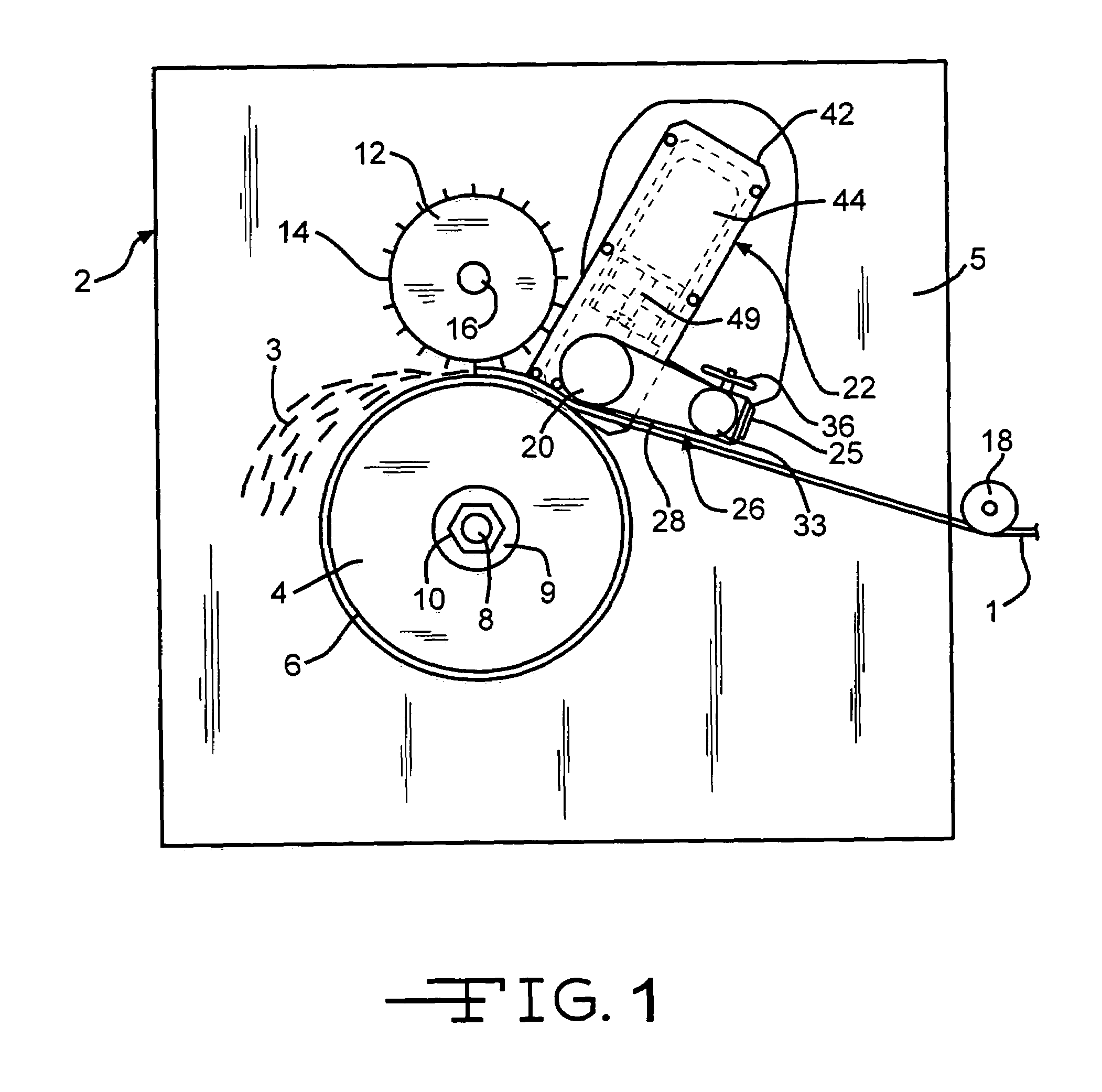 Fiber chopper with improved idler roll