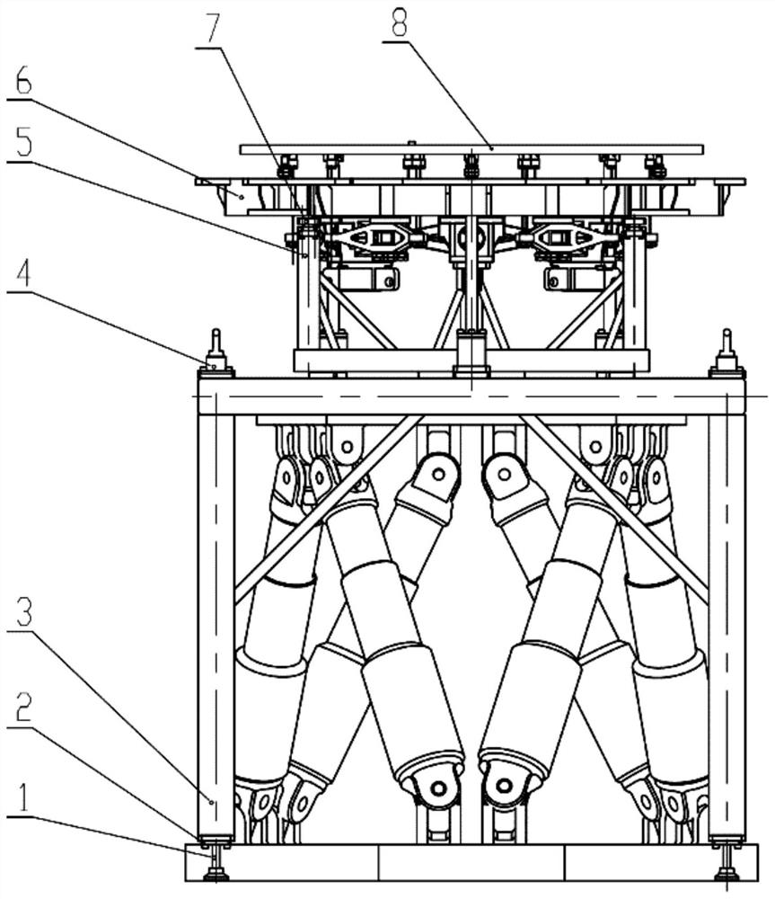 A high-precision positioning system and method for a large-aperture mirror