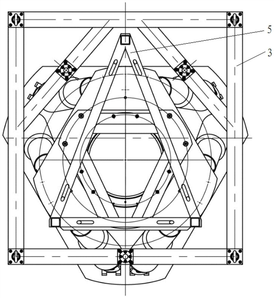 A high-precision positioning system and method for a large-aperture mirror