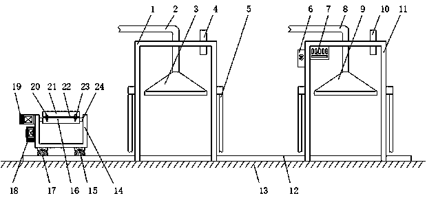 Concrete interlocking block steam curing device