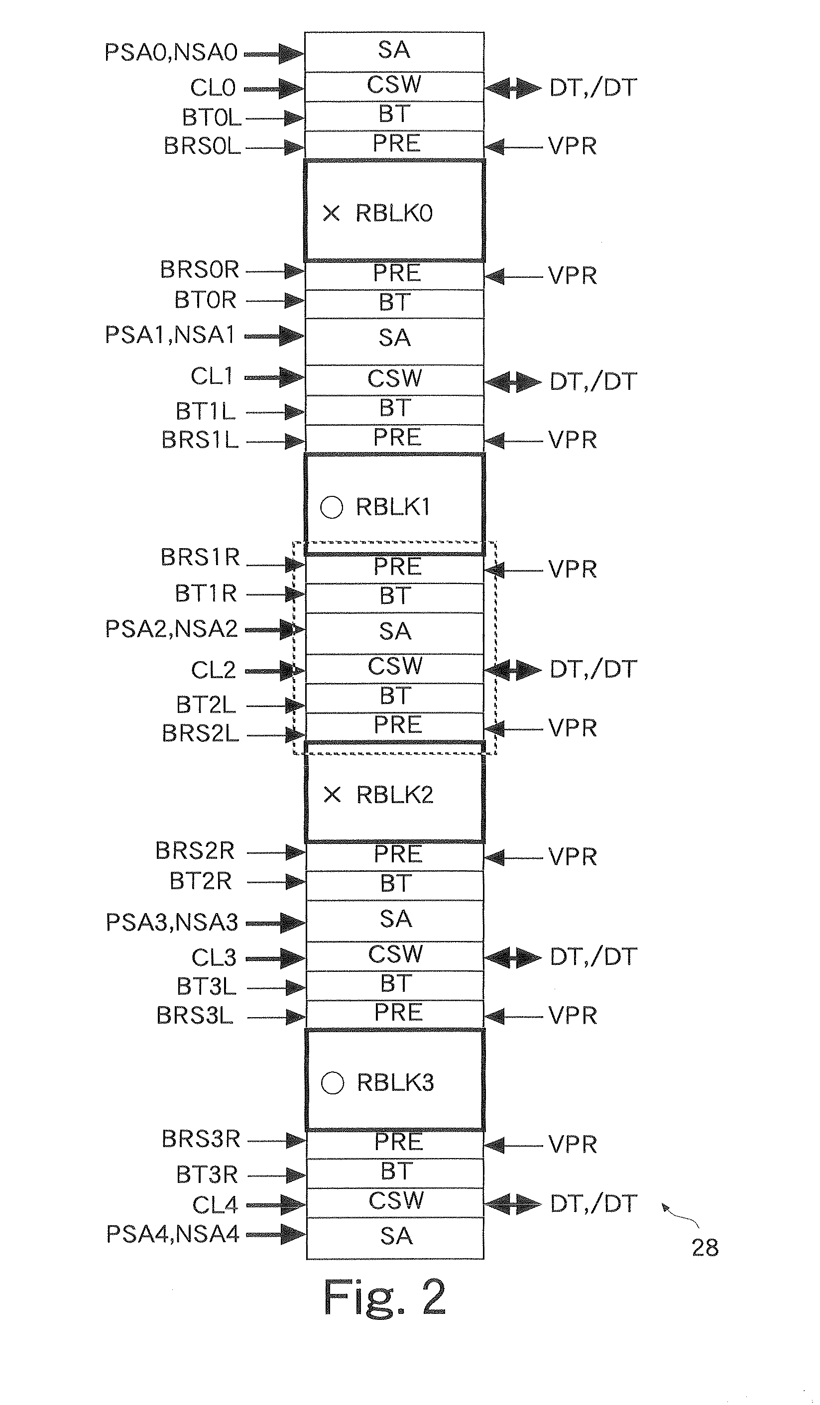 Semiconductor memory for disconnecting a bit line from sense amplifier in a standby period and memory system including the semiconductor memory