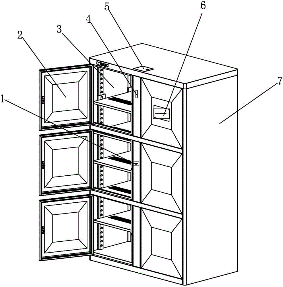 Touching-type cloud environment storage system based on Internet of Things