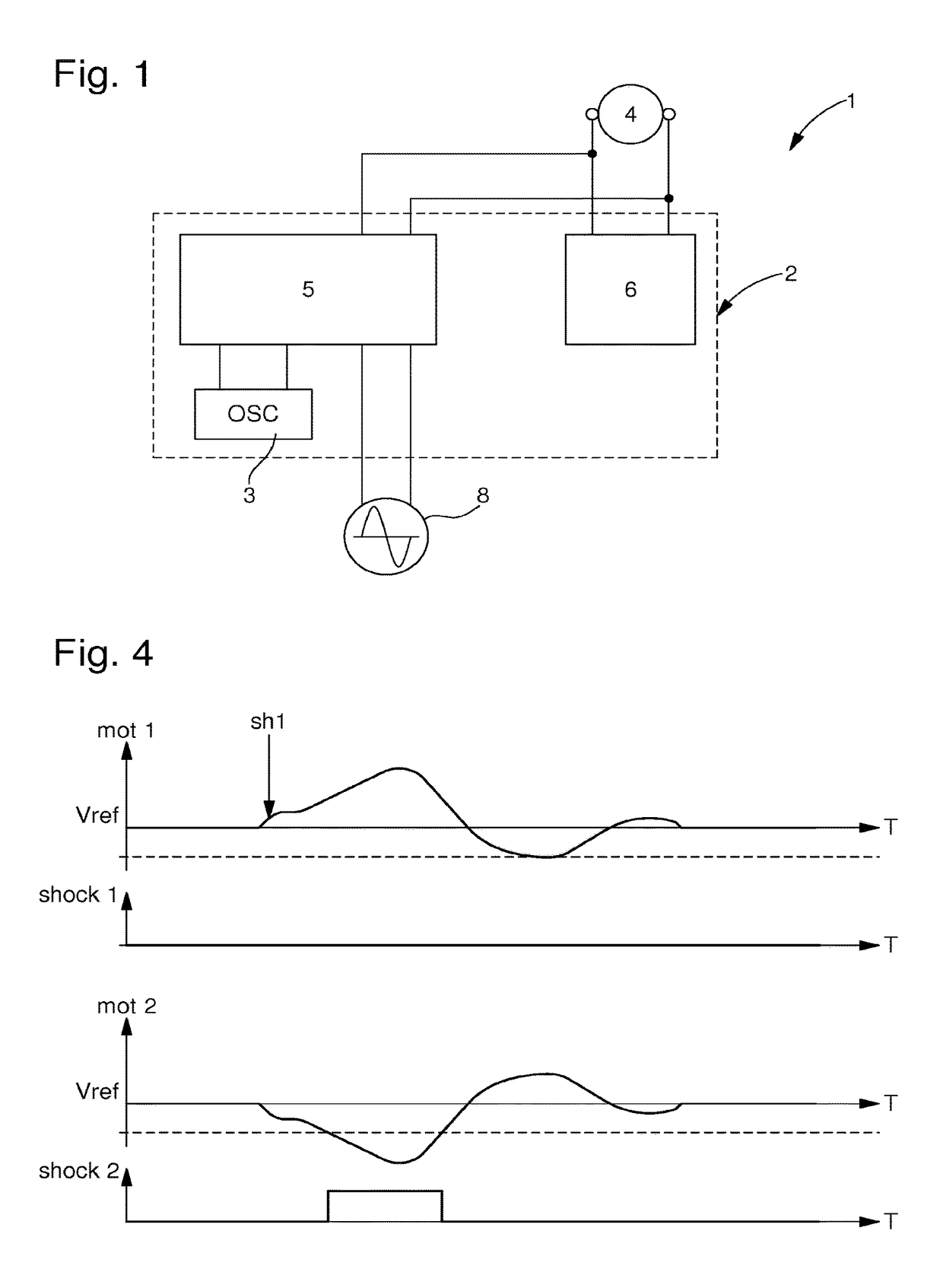 Shock detector circuit