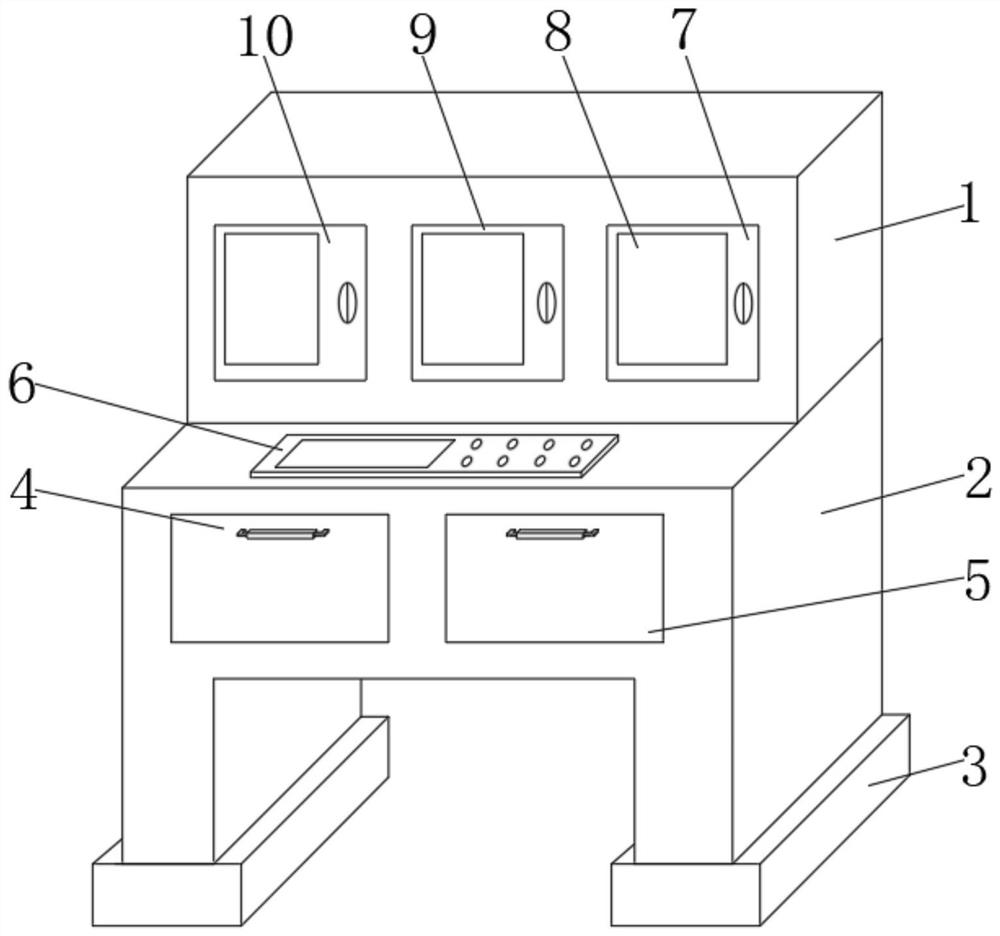 Operating table for liquid-based thin-layer cell pelleter