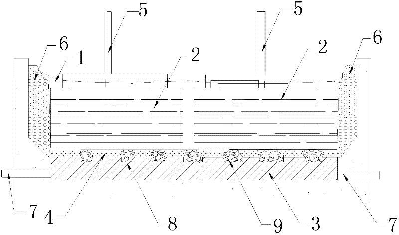 Method for roasting aluminum electrolytic tank with special-shaped cathode structure