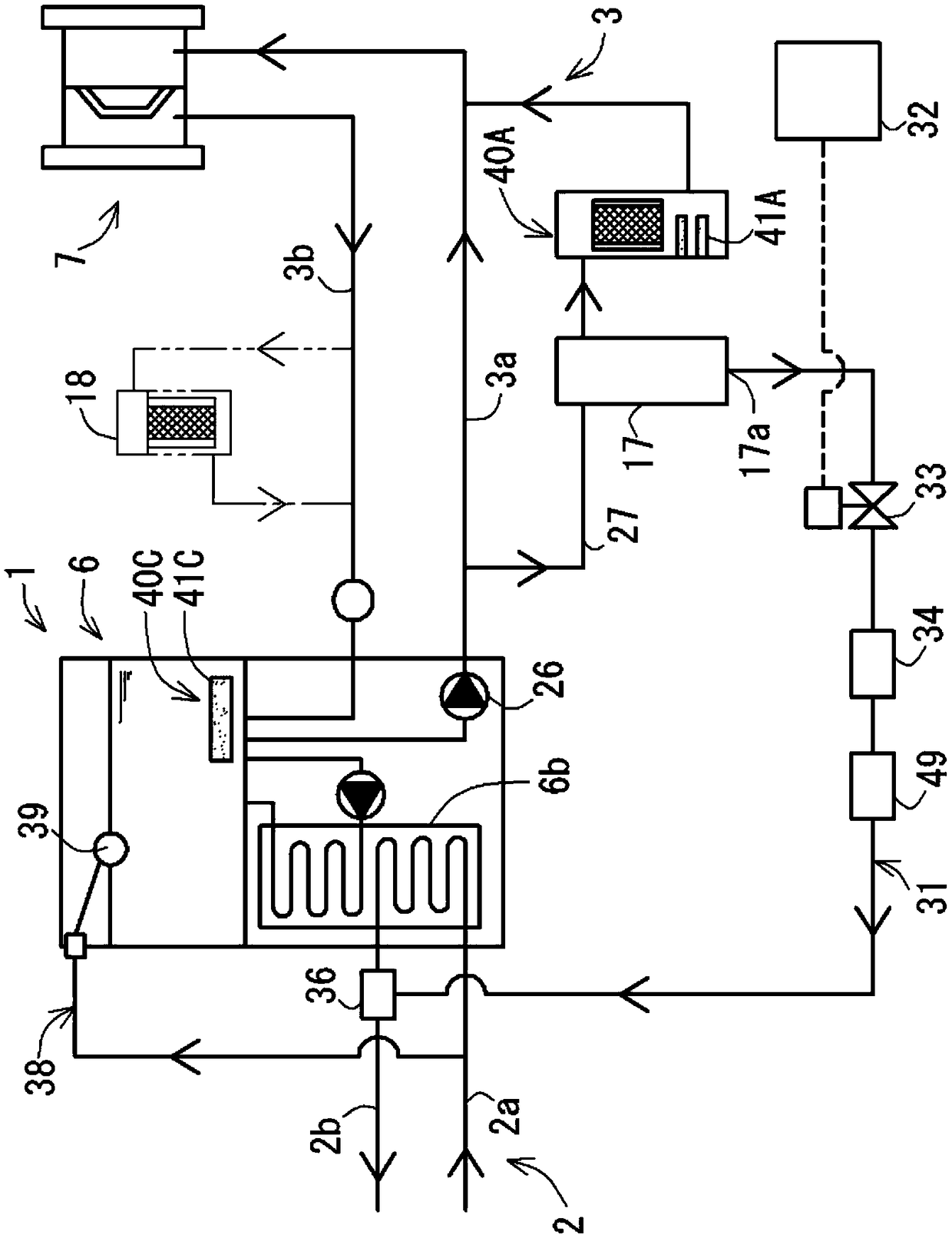 Cooling-water circulation system