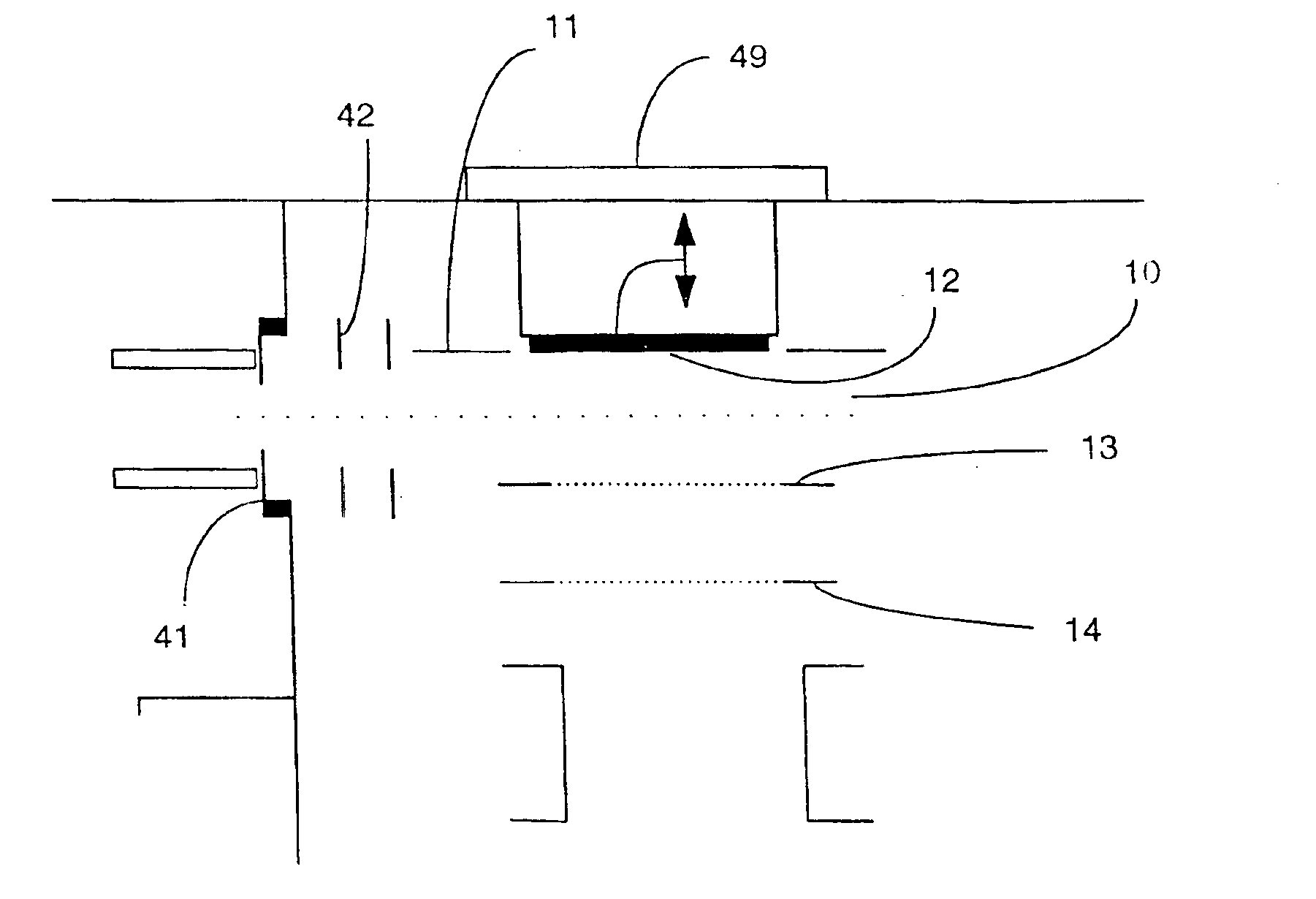 Charged particle trapping in near-surface potential wells