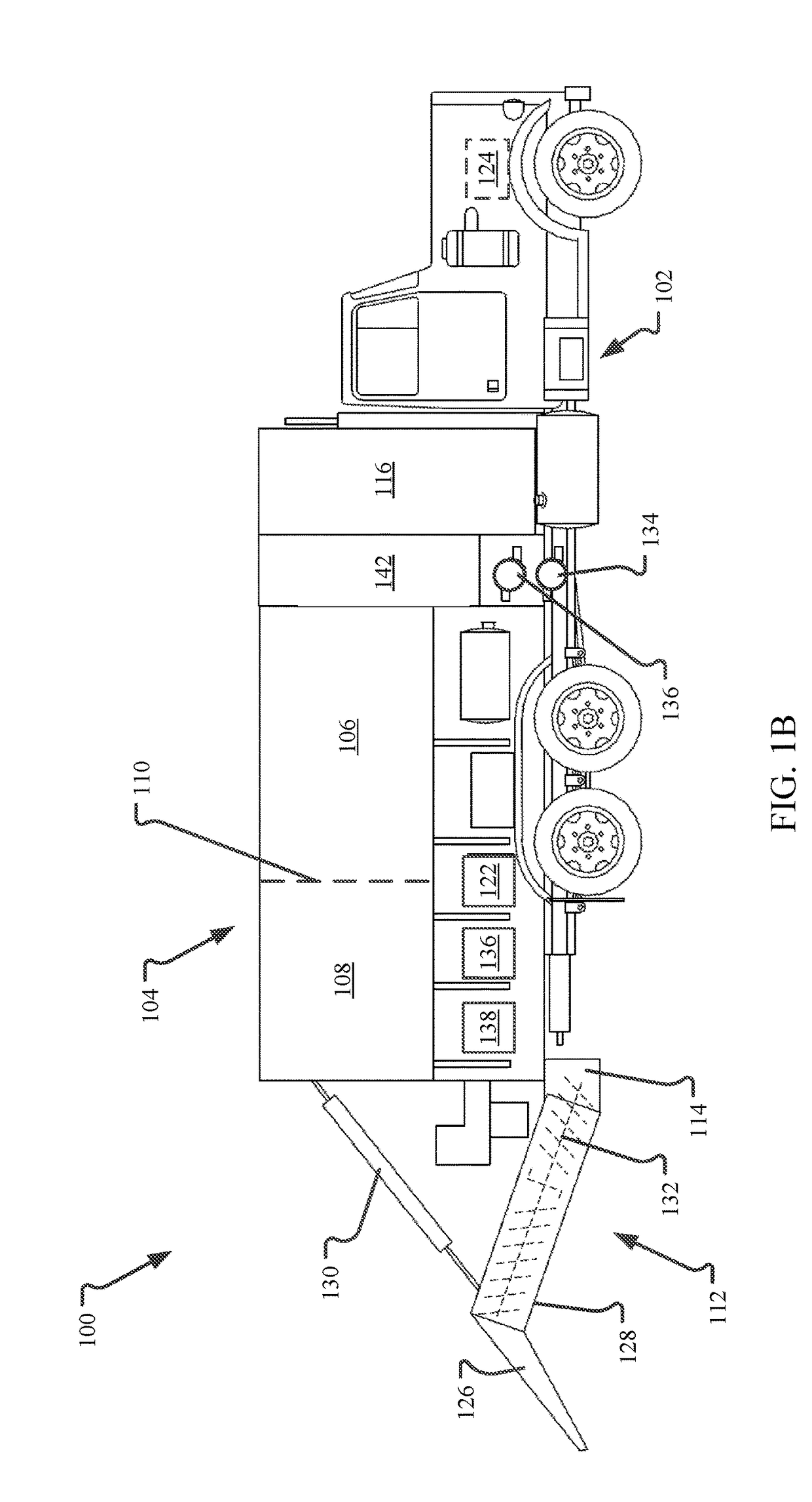 Volumetric mobile powder mixer