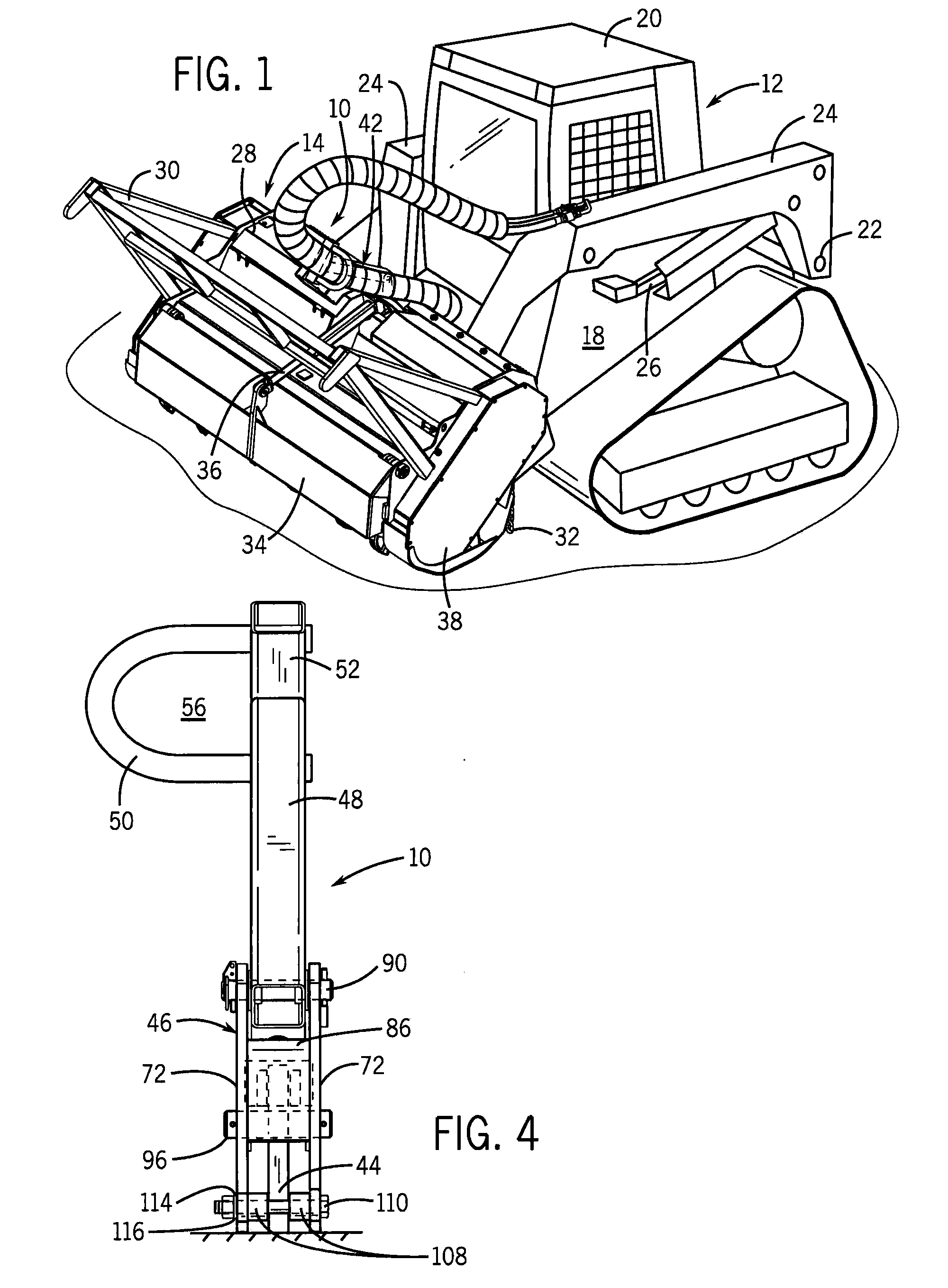 Line guide for working vehicle implement