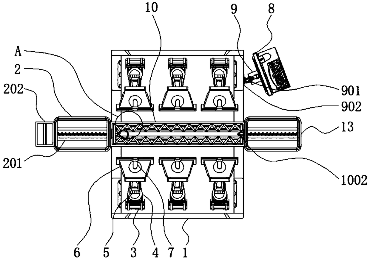 Portable ultrasonic steel bar quality detection device