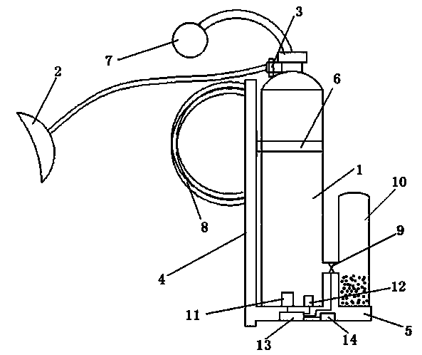 Positive-pressure firefighting air breather