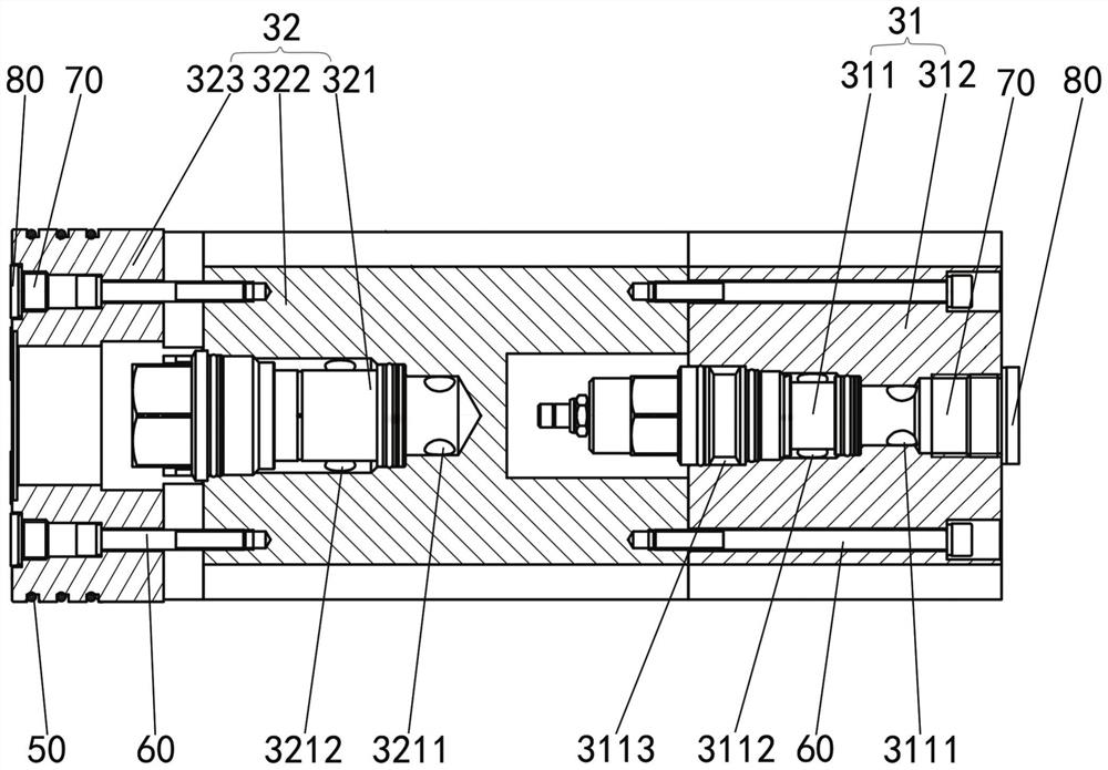 A hydraulic oil regulating device for gas drilling downhole power system