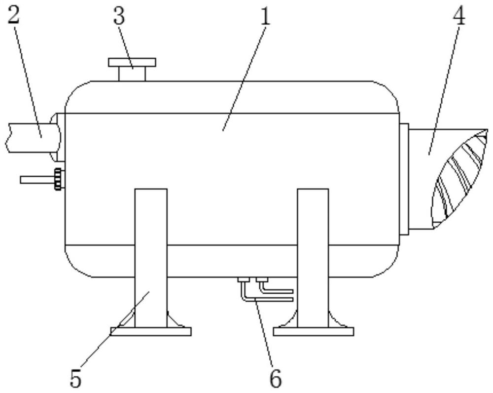 Filtering tank for quickly treating domestic sewage