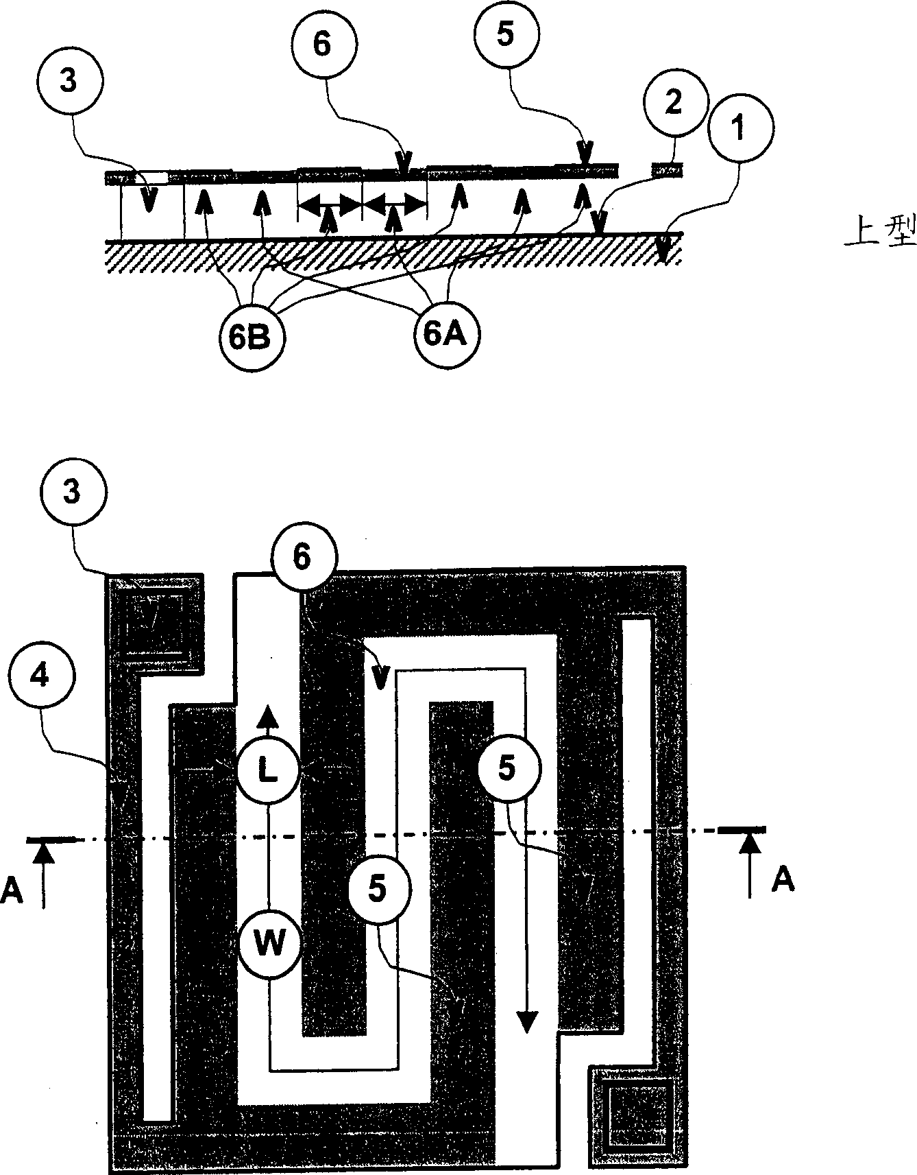 Bolometric detector, infrared detection device employing such a bolometric detector and process for fabricating this detector