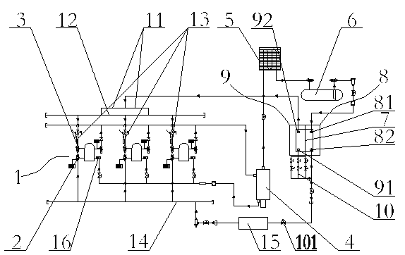 Parallel compression refrigeration system