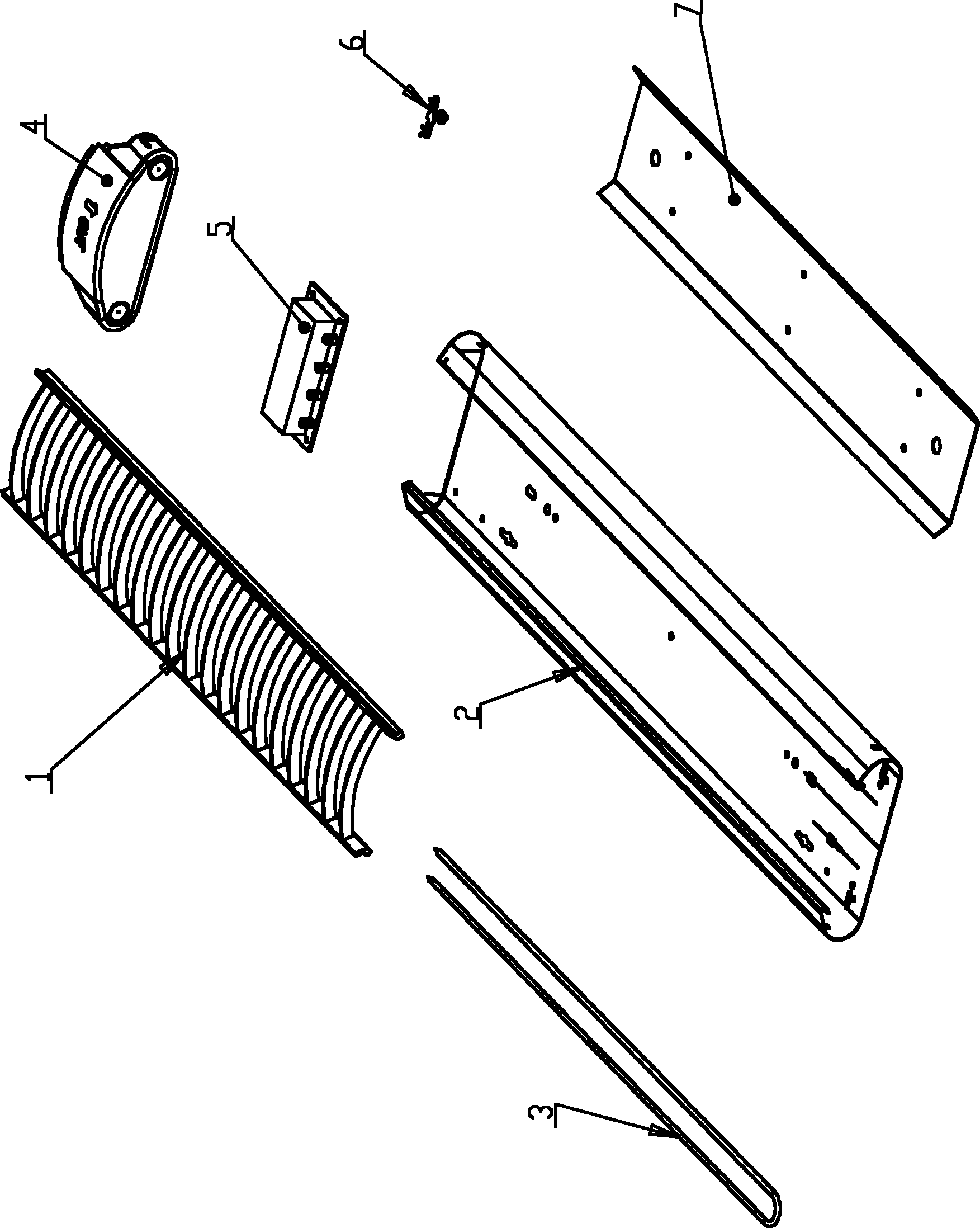 Cold cathode arc grille lamp