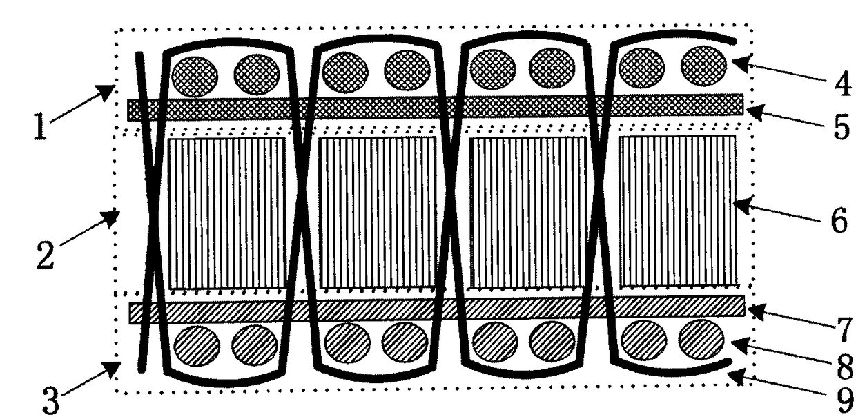 Three-dimensional filling structure heat collecting evaporation fabric and preparation and using methods and application thereof