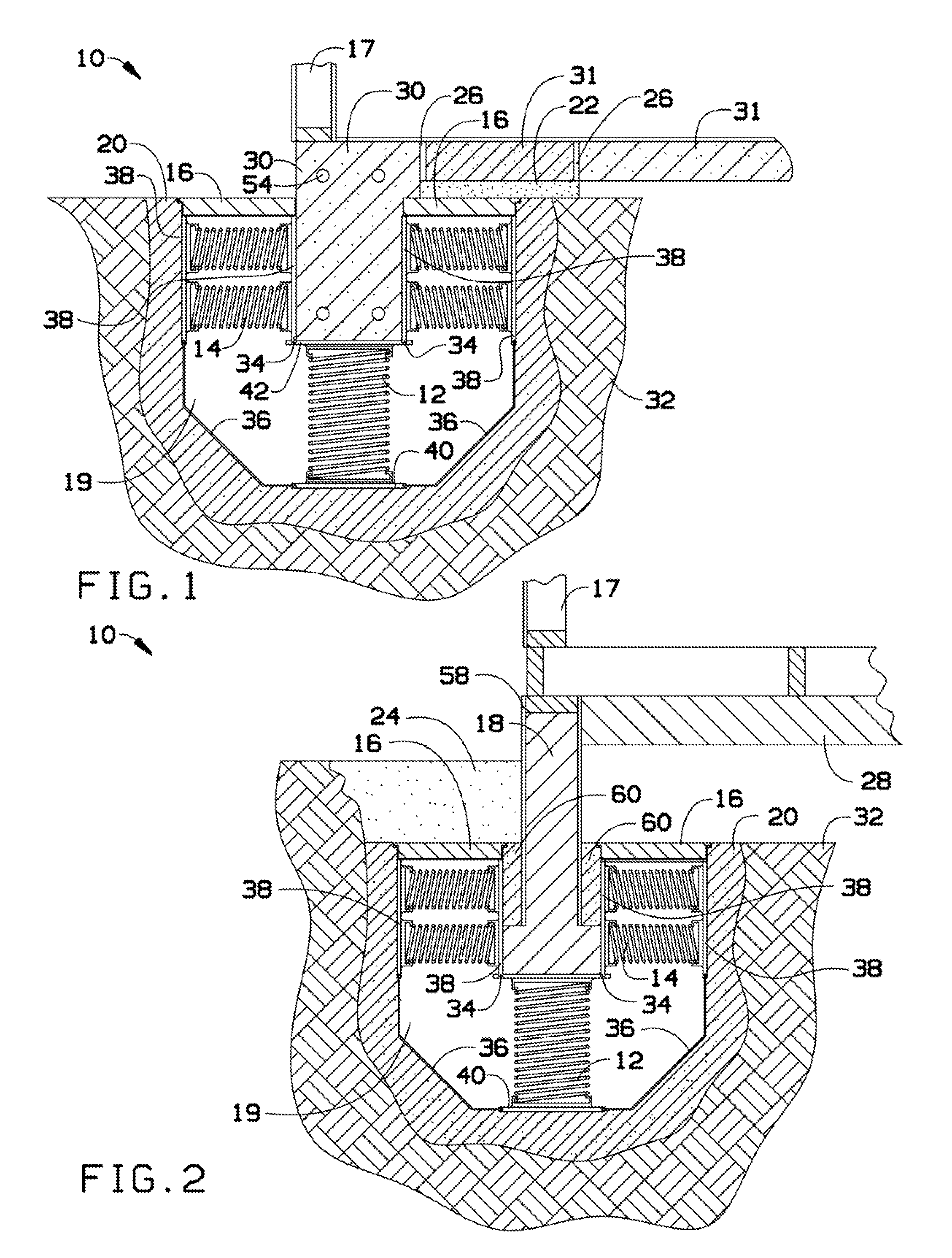 Earthquake force absorption system