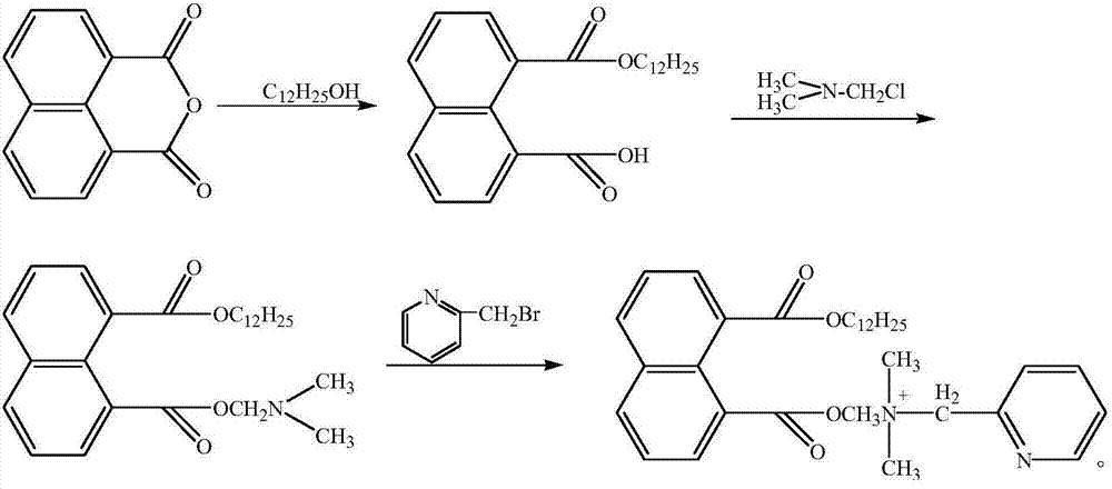 Cation-type anti-swelling clay stabilizer containing N-heterocyclic quaternary ammonium salt and synthesis method thereof