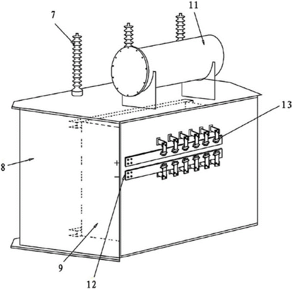 Remote-control oil cooling special rectification power supply device