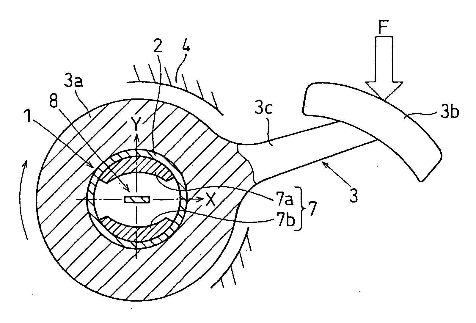 Rotation angle detection device