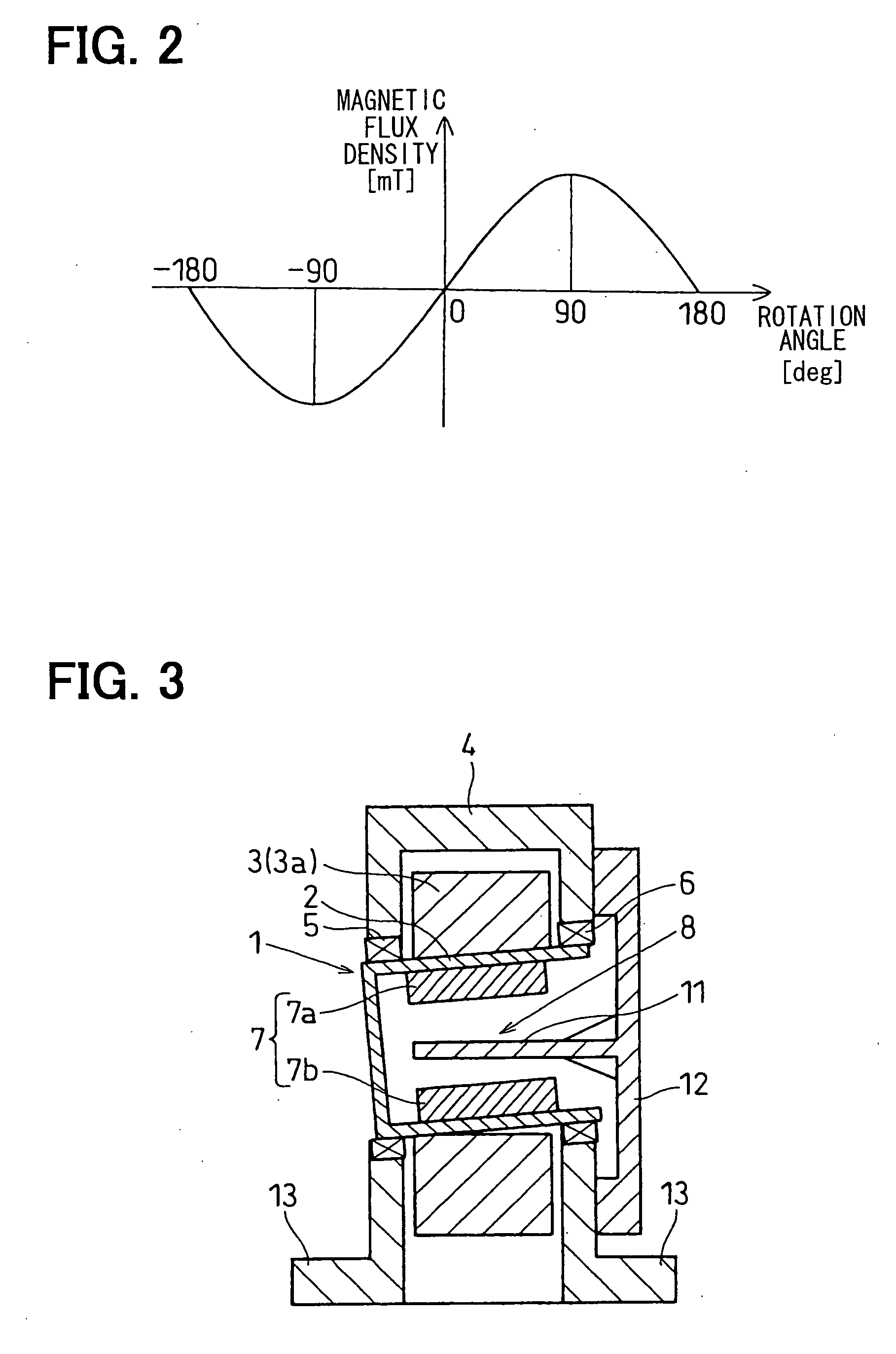 Rotation angle detection device