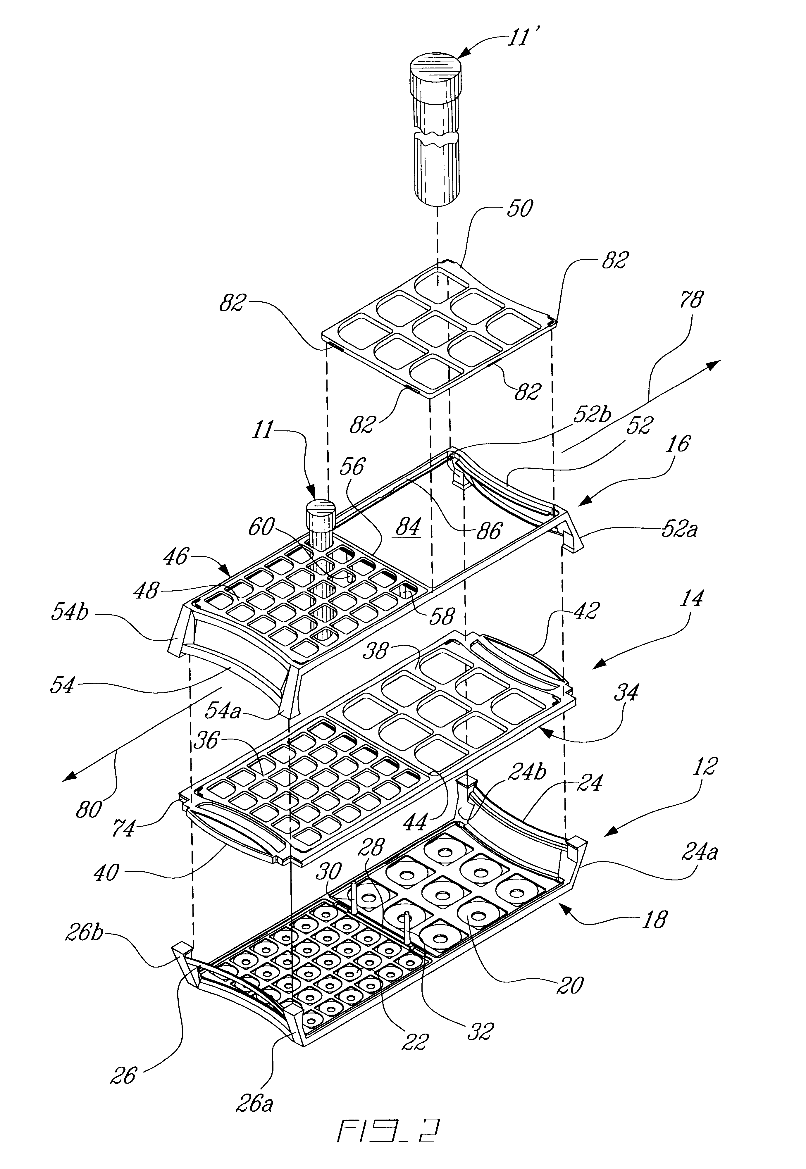 Test tube support assembly