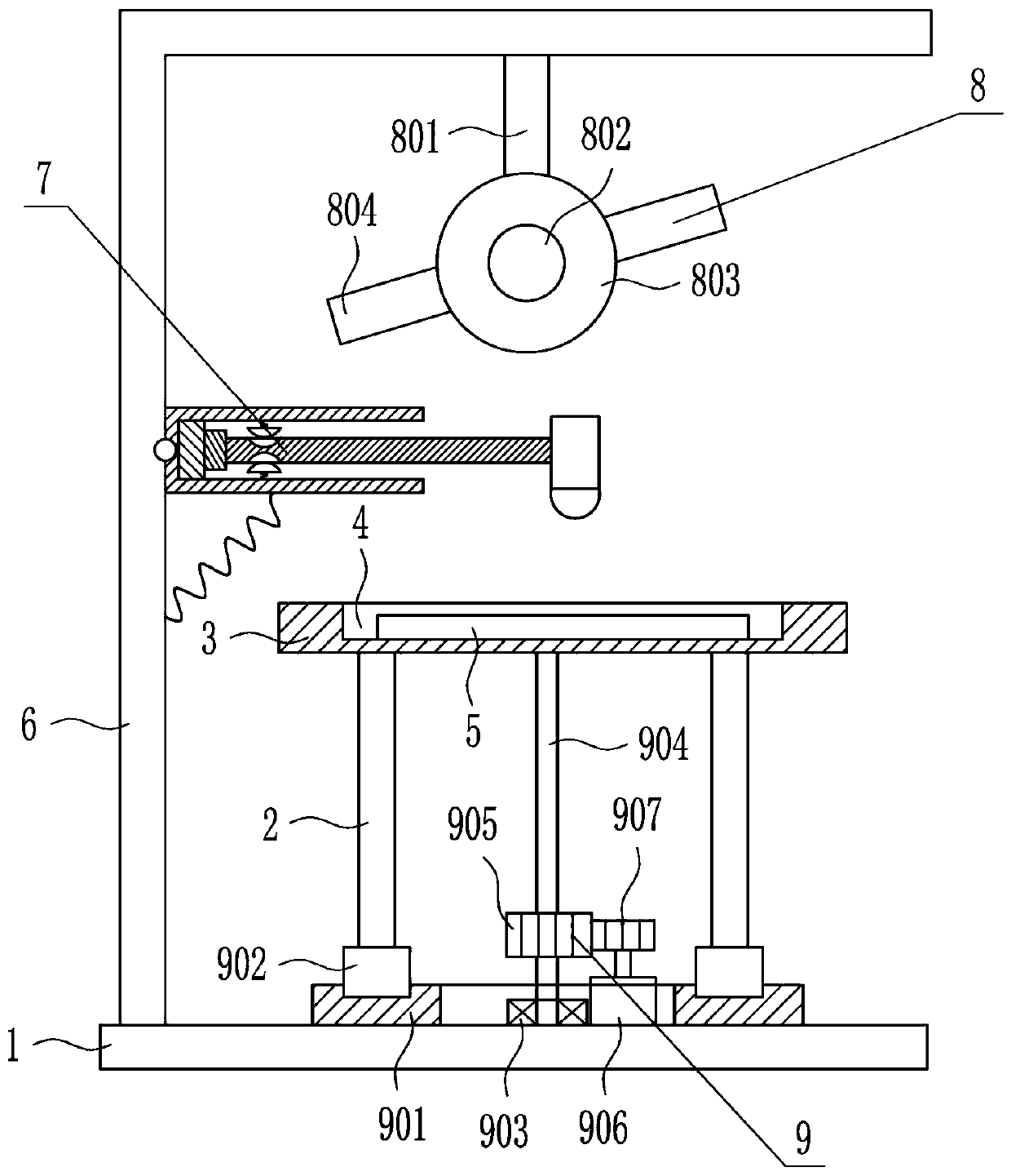 A rotary beating device for making shoes