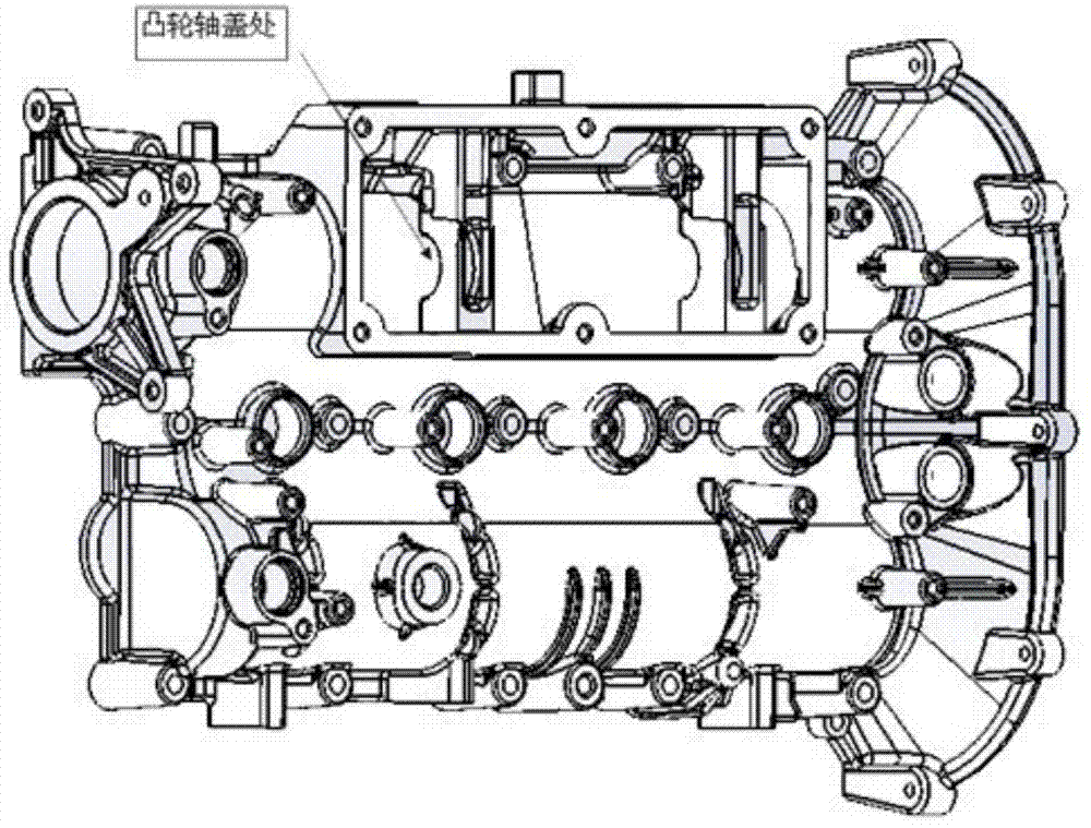 Aluminum alloy for manufacturing die-casting cylinder head covers and die-casting cylinder head cover