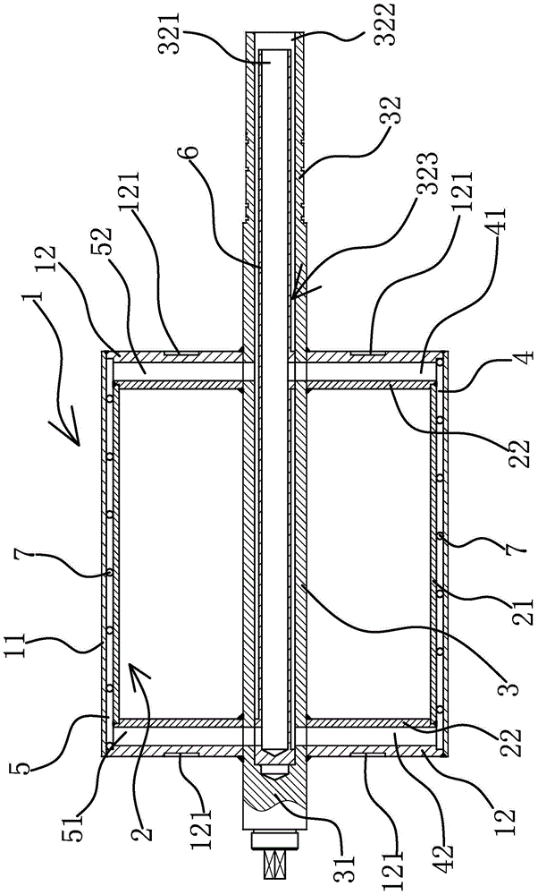 Evaporation drum of a coating machine