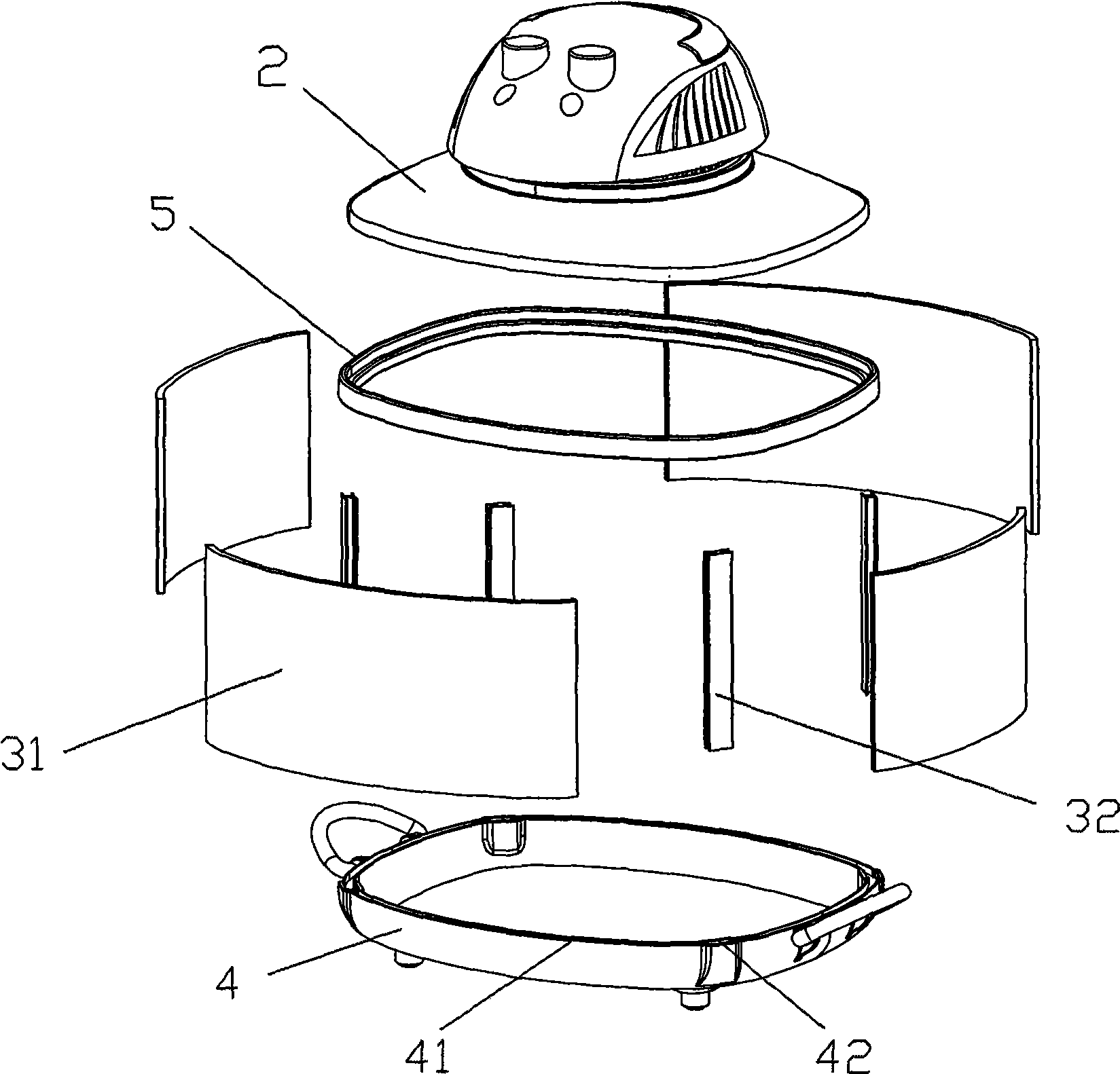 Light-wave cooker