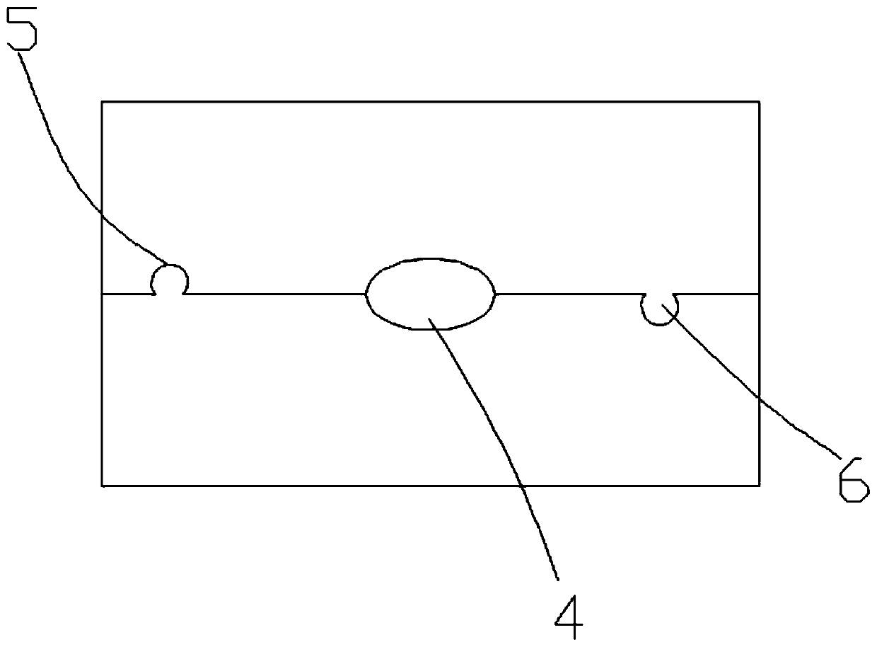 Thermocouple combined brick with deformation damage preventing function