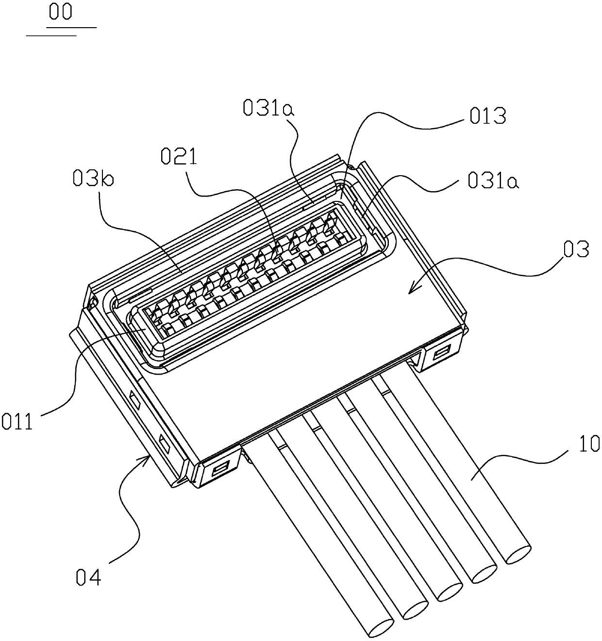 Multichannel signal connector