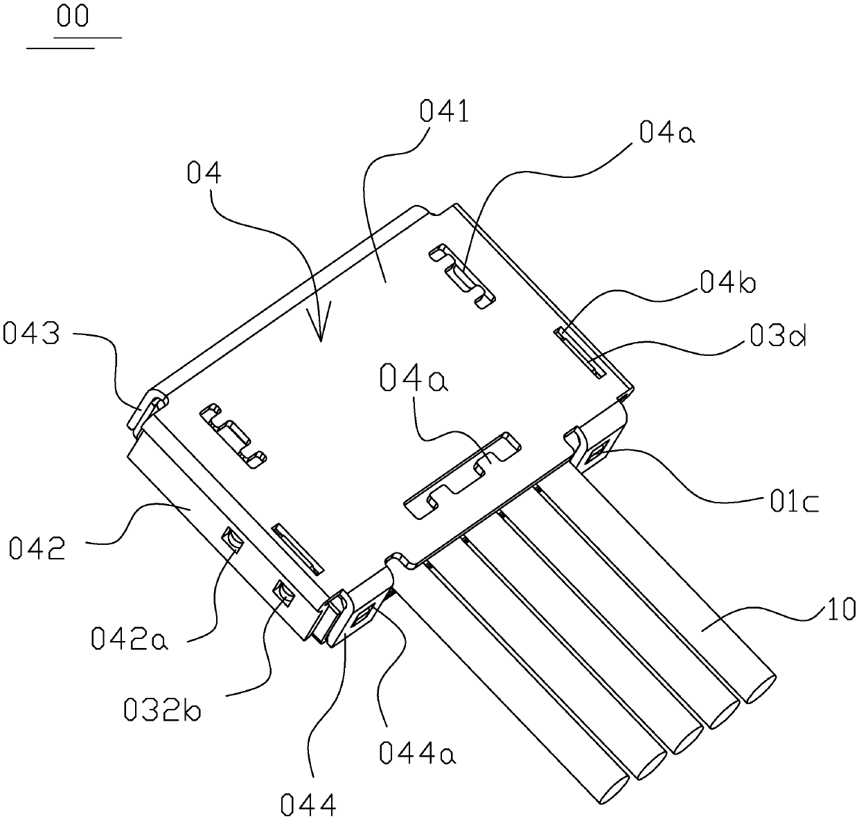 Multichannel signal connector