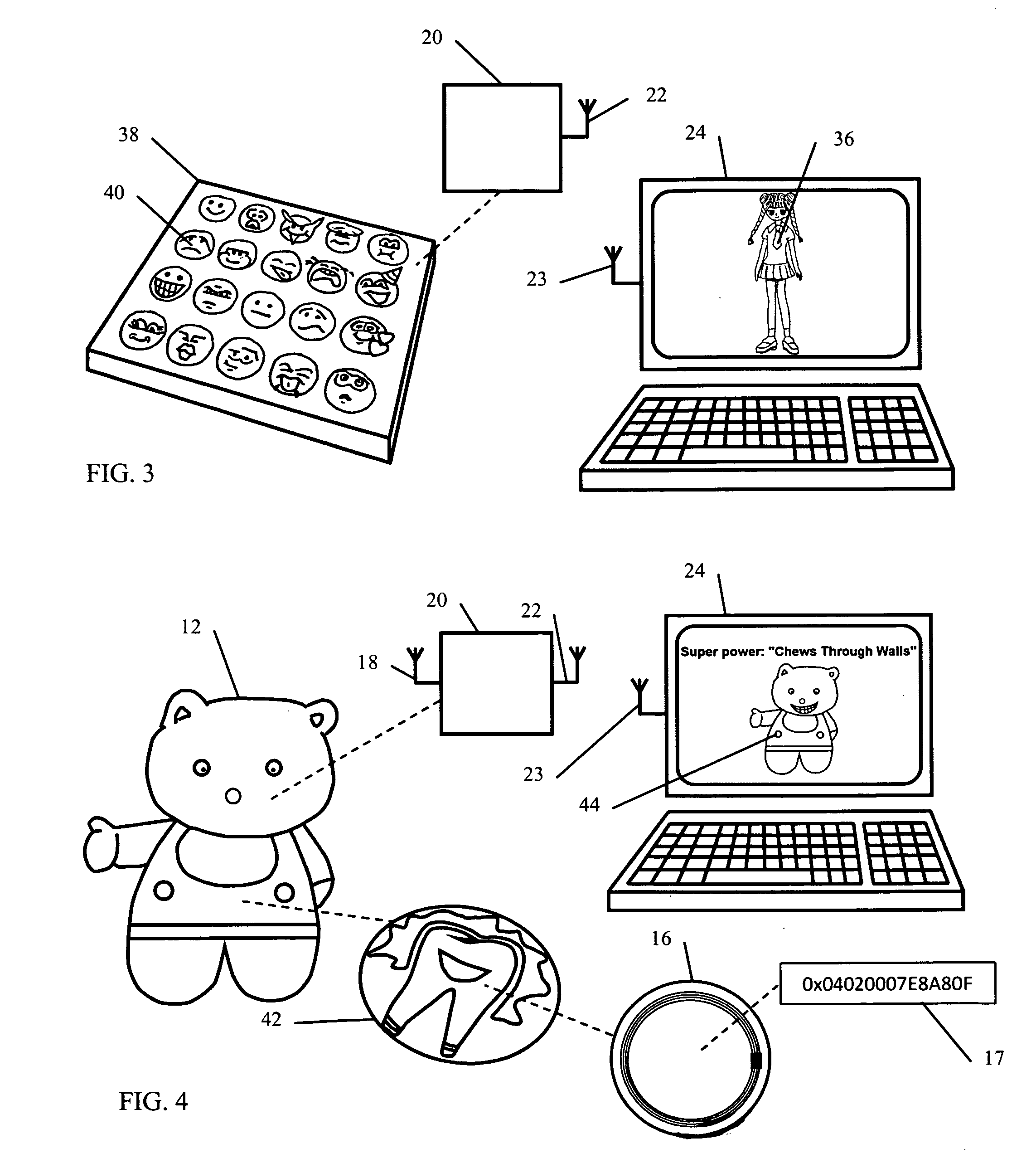 Automatically reflecting offline state and objects in a virtual representation