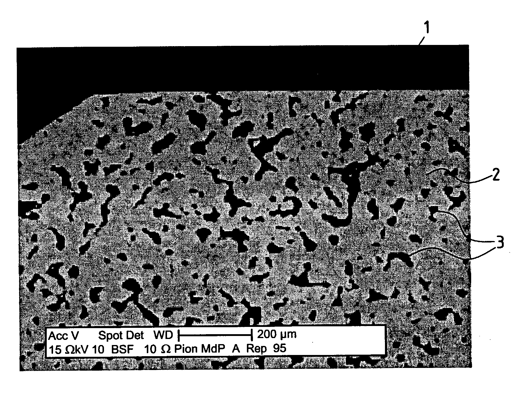 Dry self-lubricating dense material; a mechanical part formed from said material; a method of manufacturing said material