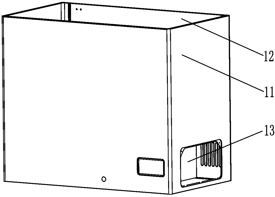 Semiconductor refrigerating air-cooled refrigerator