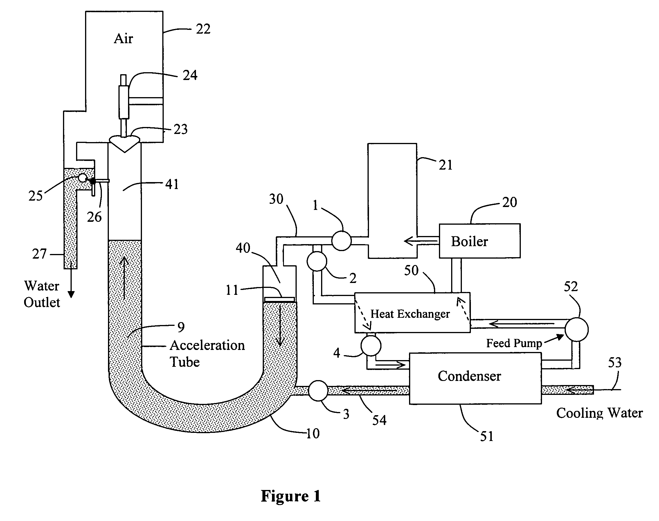 Vapor-powered kinetic pump