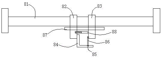 Device and method for directly manufacturing packaging bag before cut-off of workpiece marginal material