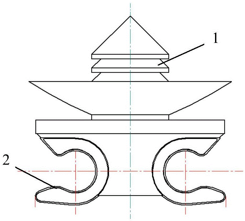 A brake pipe clamp