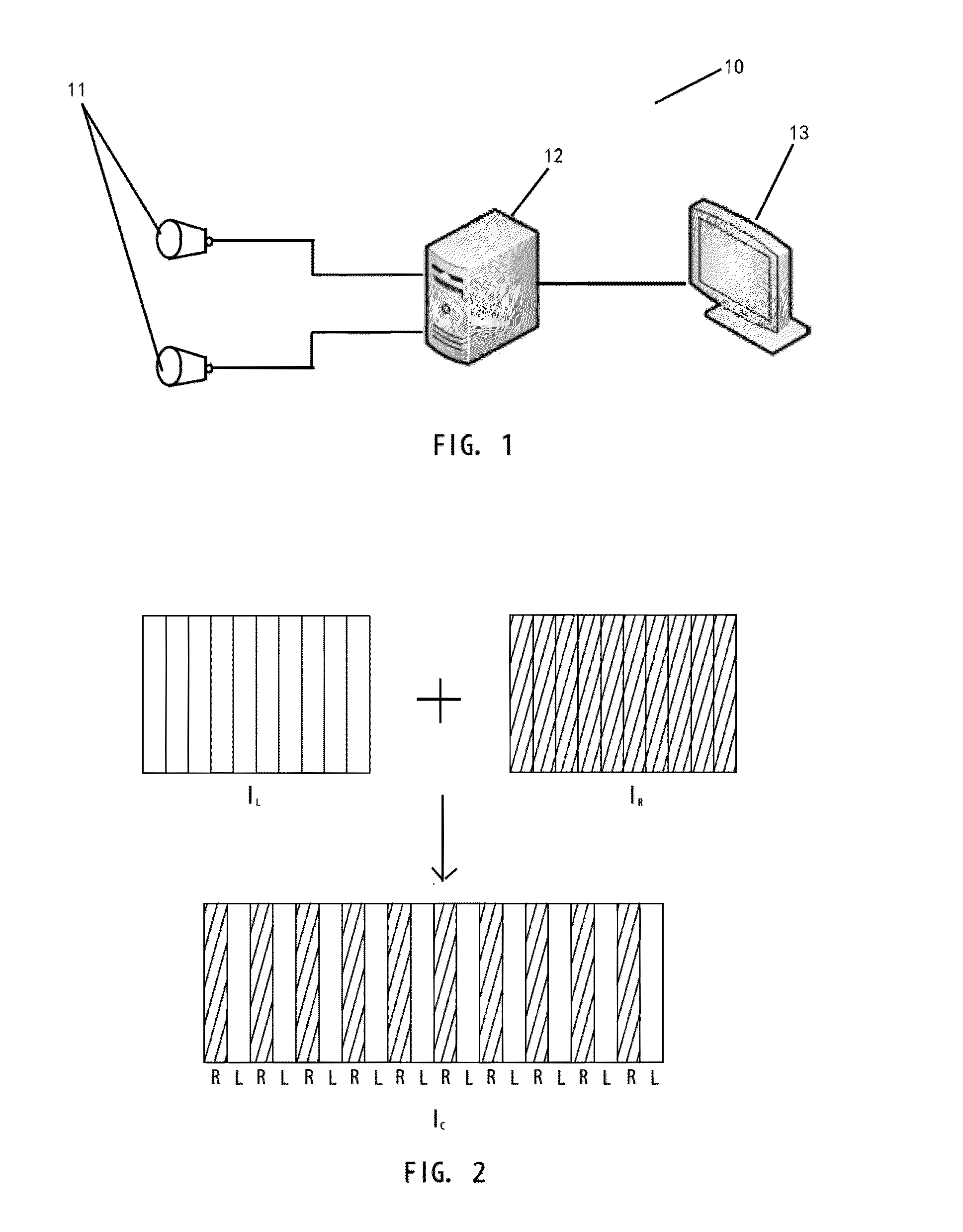 Naked eye 3D video system for backing a vehicle and vehicle including the system